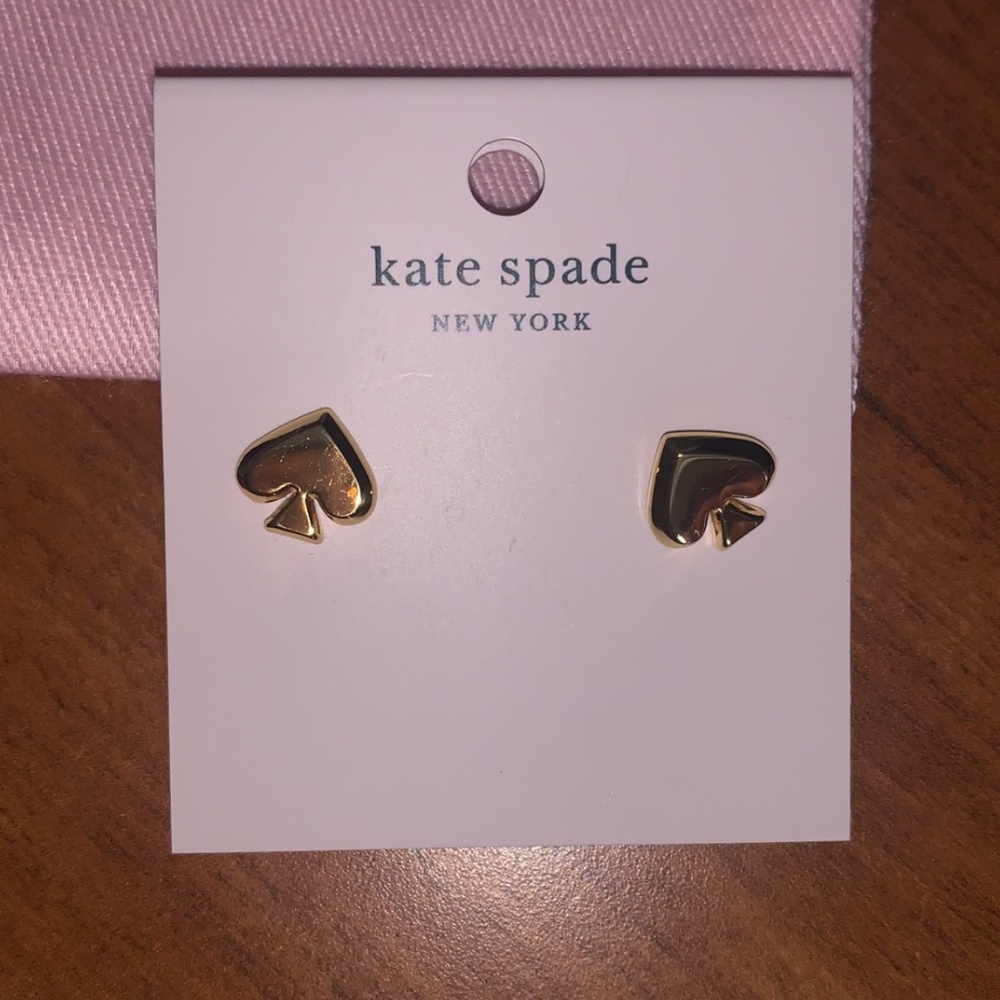 Kate Spade Gold Everyday Spade Earrings